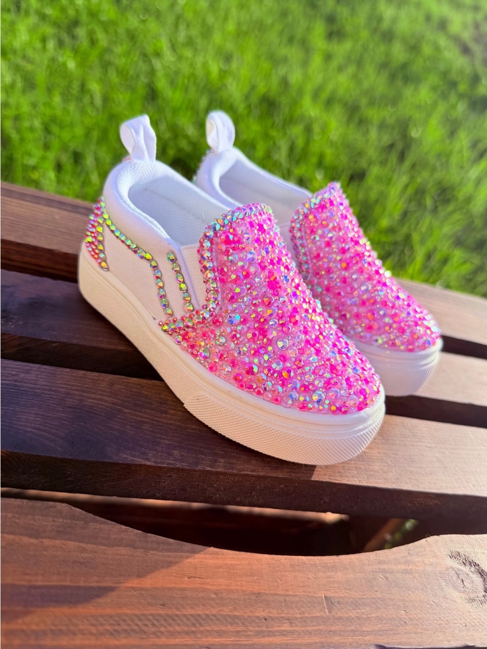 Custom Rhinestone Toddler/Baby Shoes